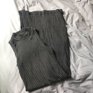 Madewell midi striped dress